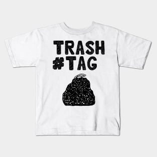 Trashtag hand drawn design version 2 Kids T-Shirt